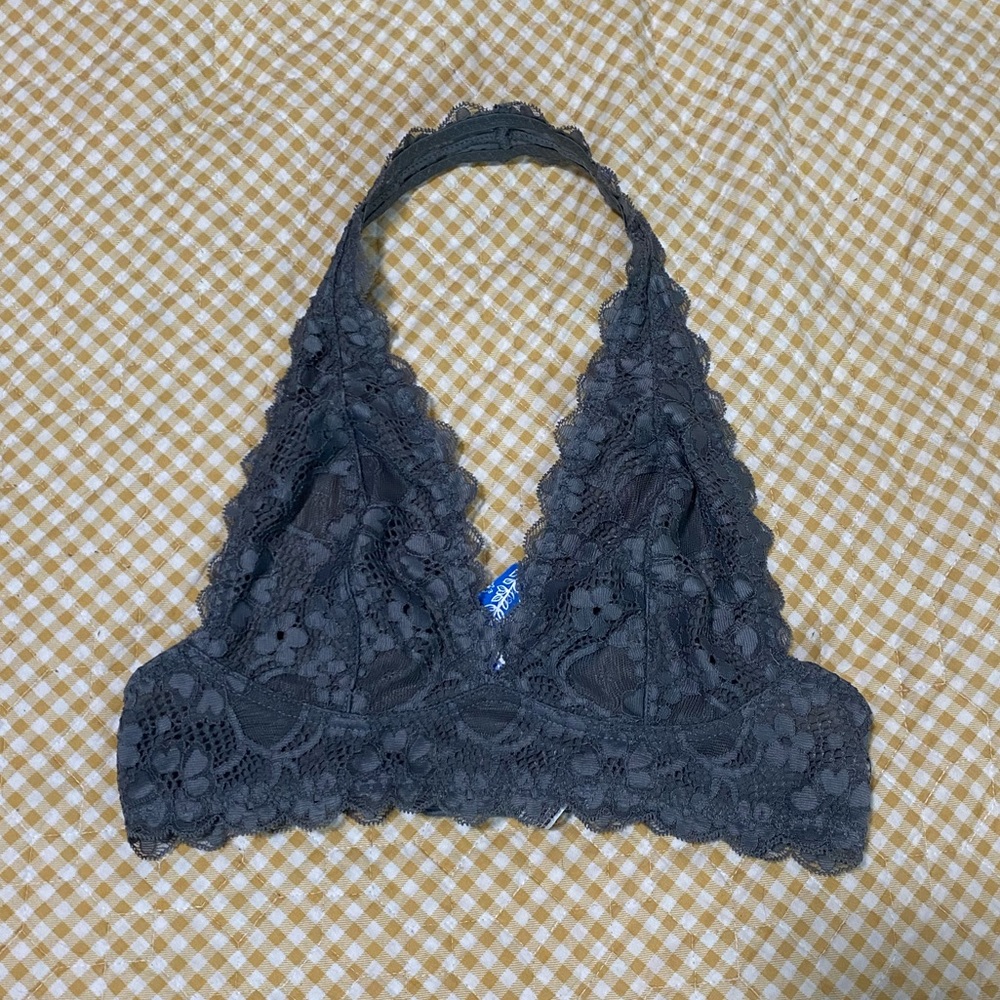 Free People Halter Lace Bralette